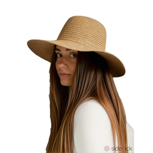 Old Navy Sun Hat Wide Brim Tan S/M